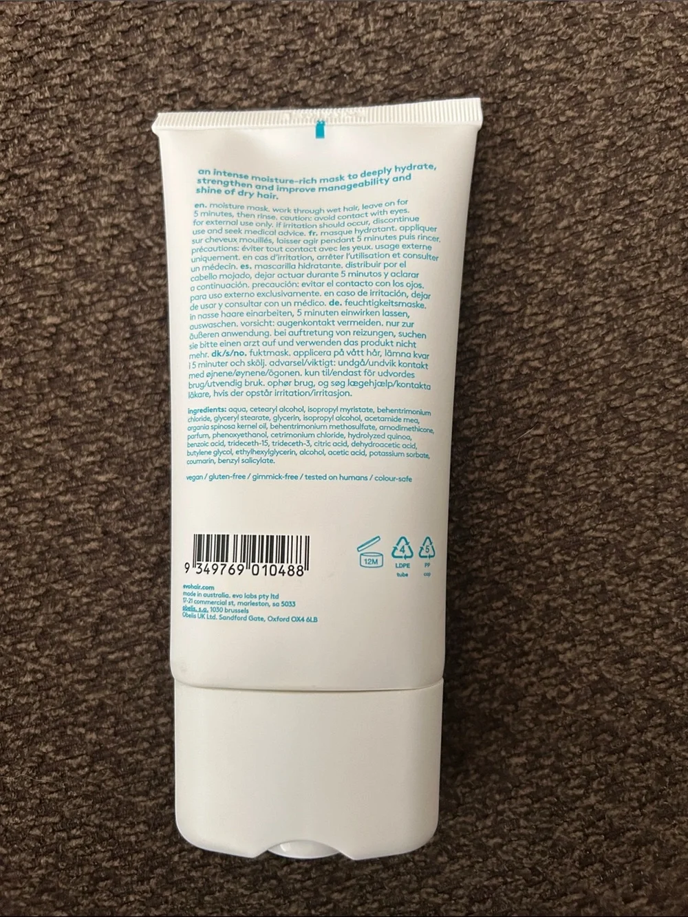 New EVO The Great Hydrator Moisture Mask 5.1oz